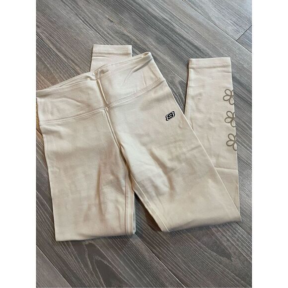 NWOT Skechers tan leggings size 7 - Picture 1 of 3